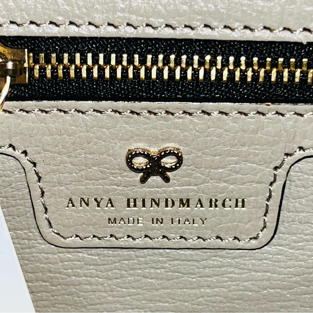 Anya Hindmarch: No Phones No Mobiles Patch Shoulder Tote Bag - Picture 13 of 16